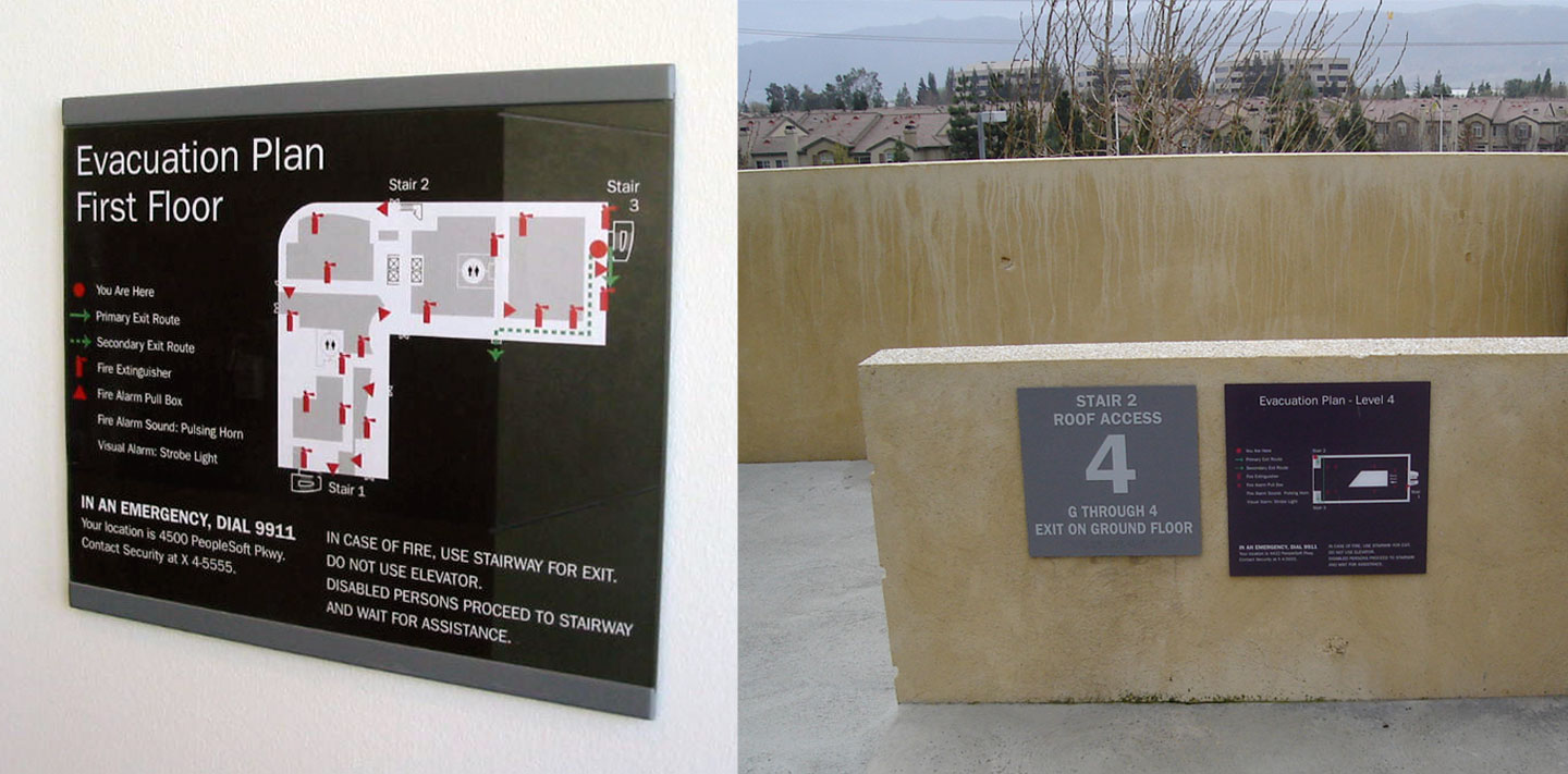 Oracle Evacuation Maps