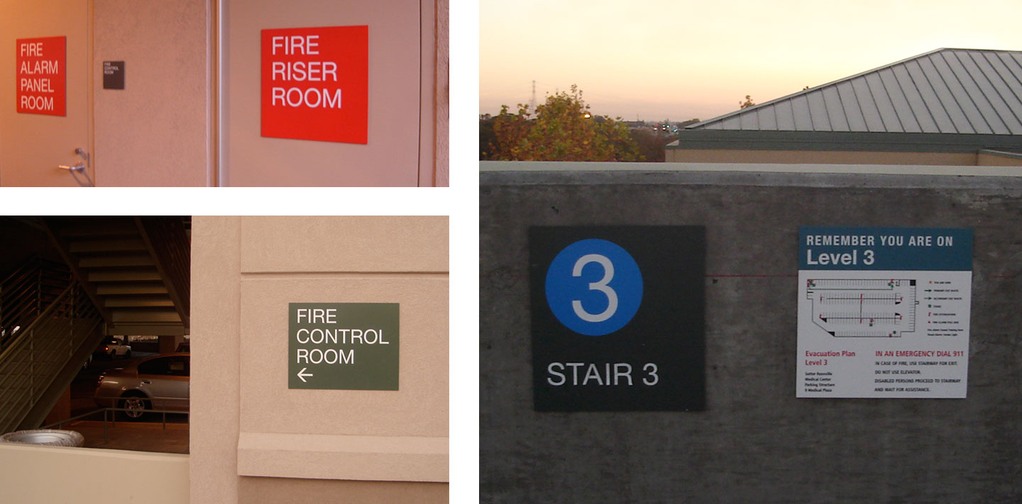 Roseville Fire Riser Signs