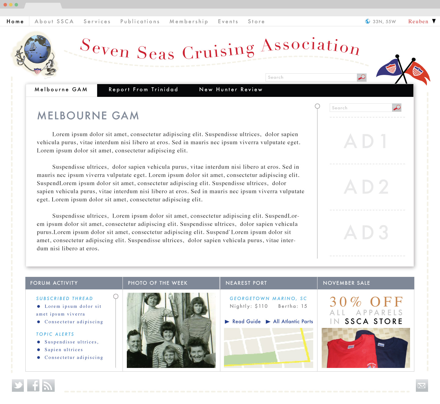 Seven Seas Cruising Association Members Hompage